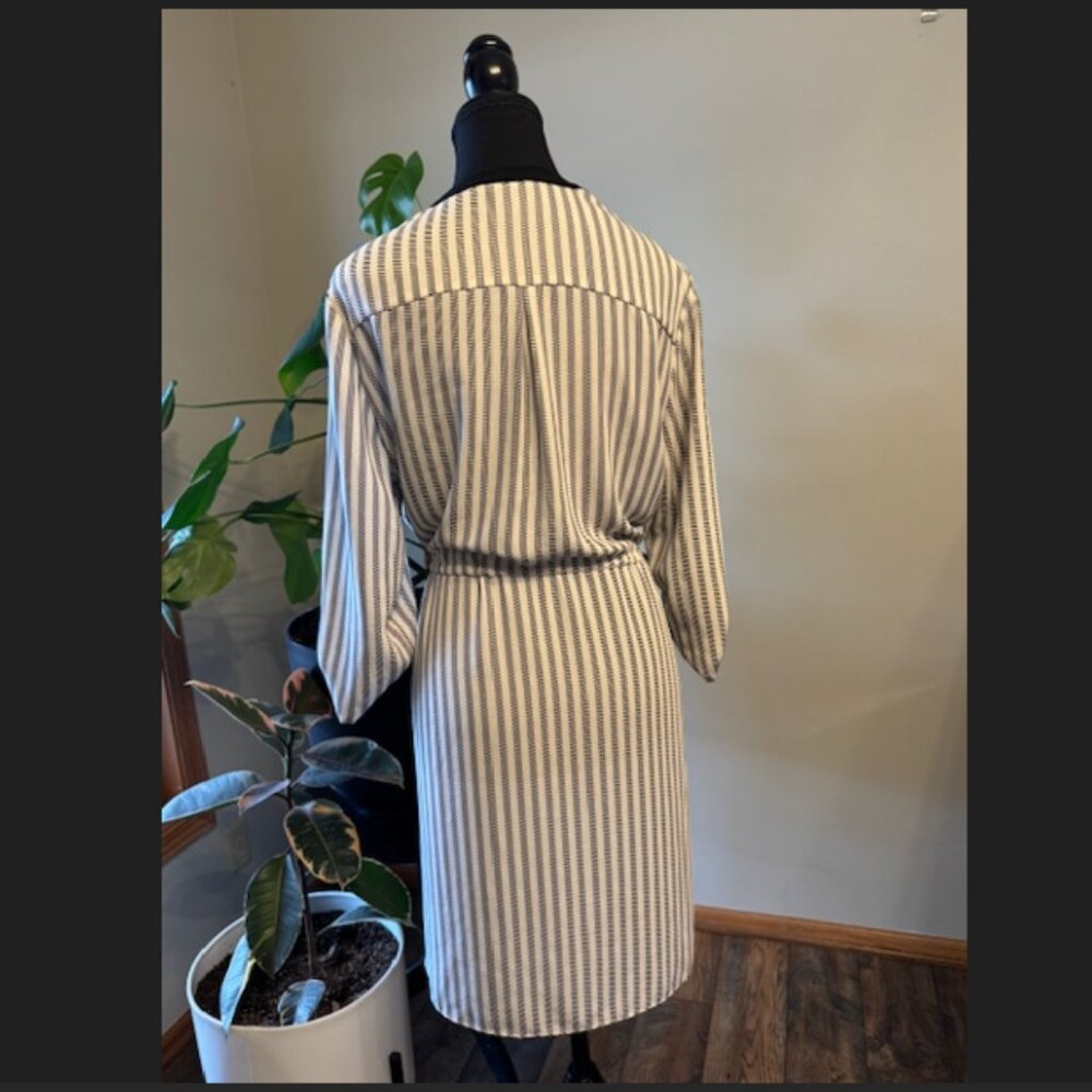 Drawstring Shirt Dress